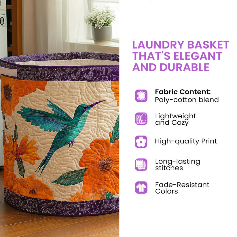 Quilted Laundry Basket - Sheep Heaven Design