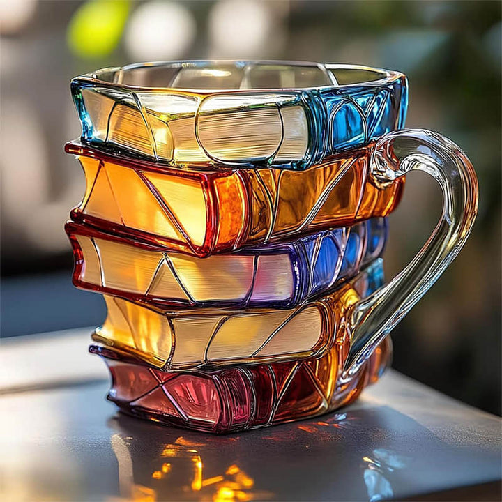 One-of-a-Kind 3D Happiness Mug for Book Lovers