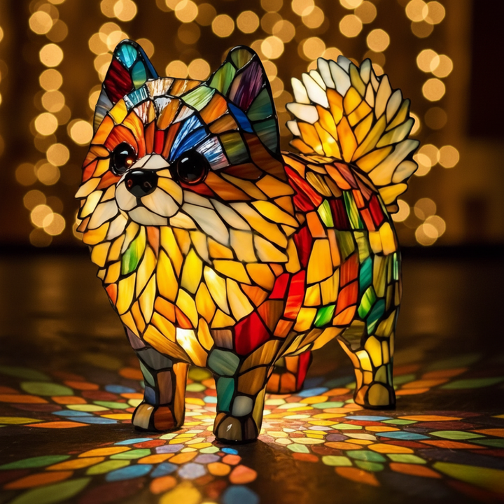 Colorful Pomeranian