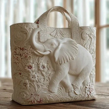 Elephant Print Tote Bag – Available in Two Sizes
