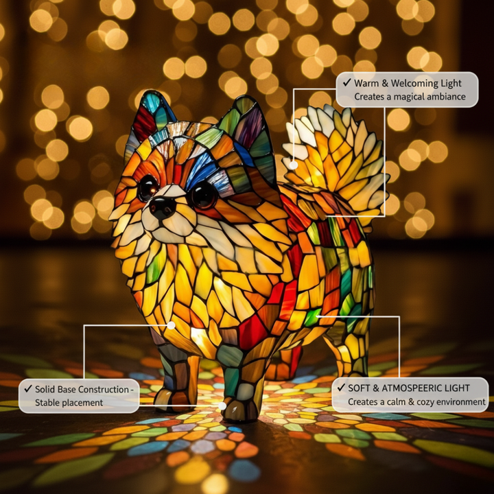 Colorful Pomeranian