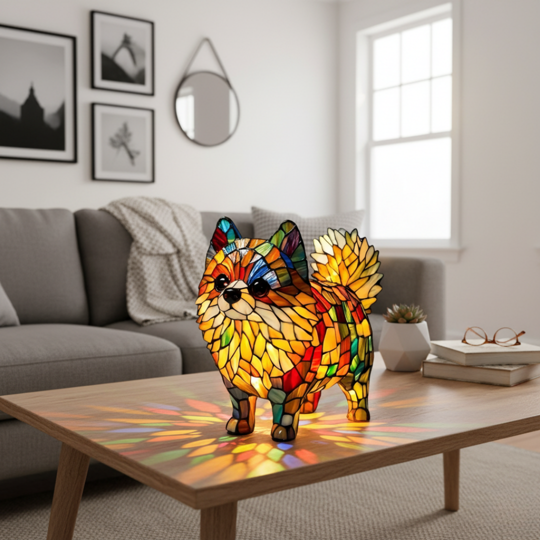 Colorful Pomeranian