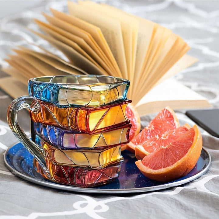 One-of-a-Kind 3D Happiness Mug for Book Lovers