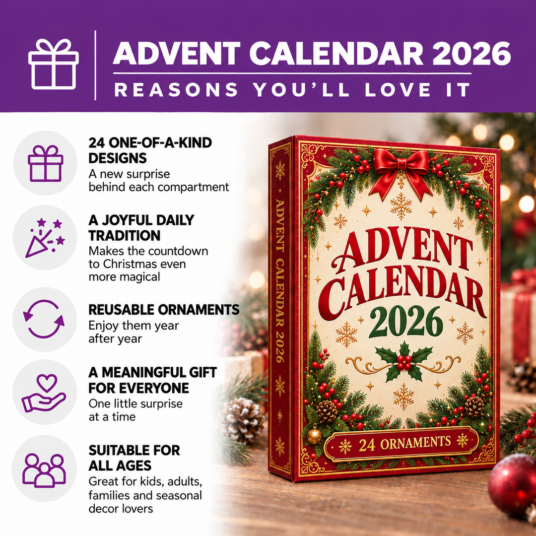 Custom Name Hippie Van Advent Calendar 2026 QTCUZ GFTONPT1041