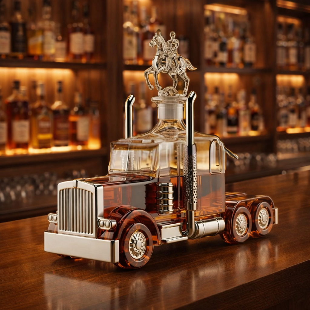 Truck Edition Whiskey Bottle