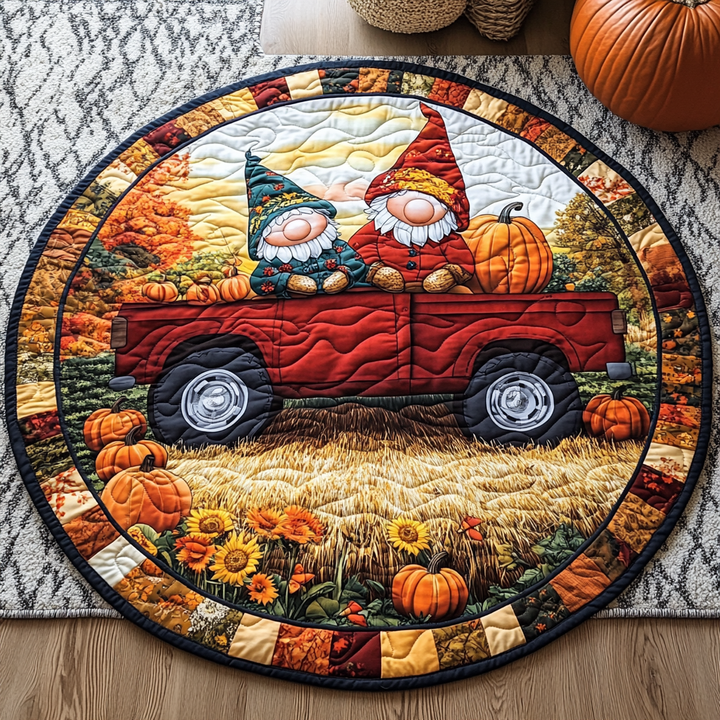 Amber Essence Quilted Round Mat - Model NCU0TL1404