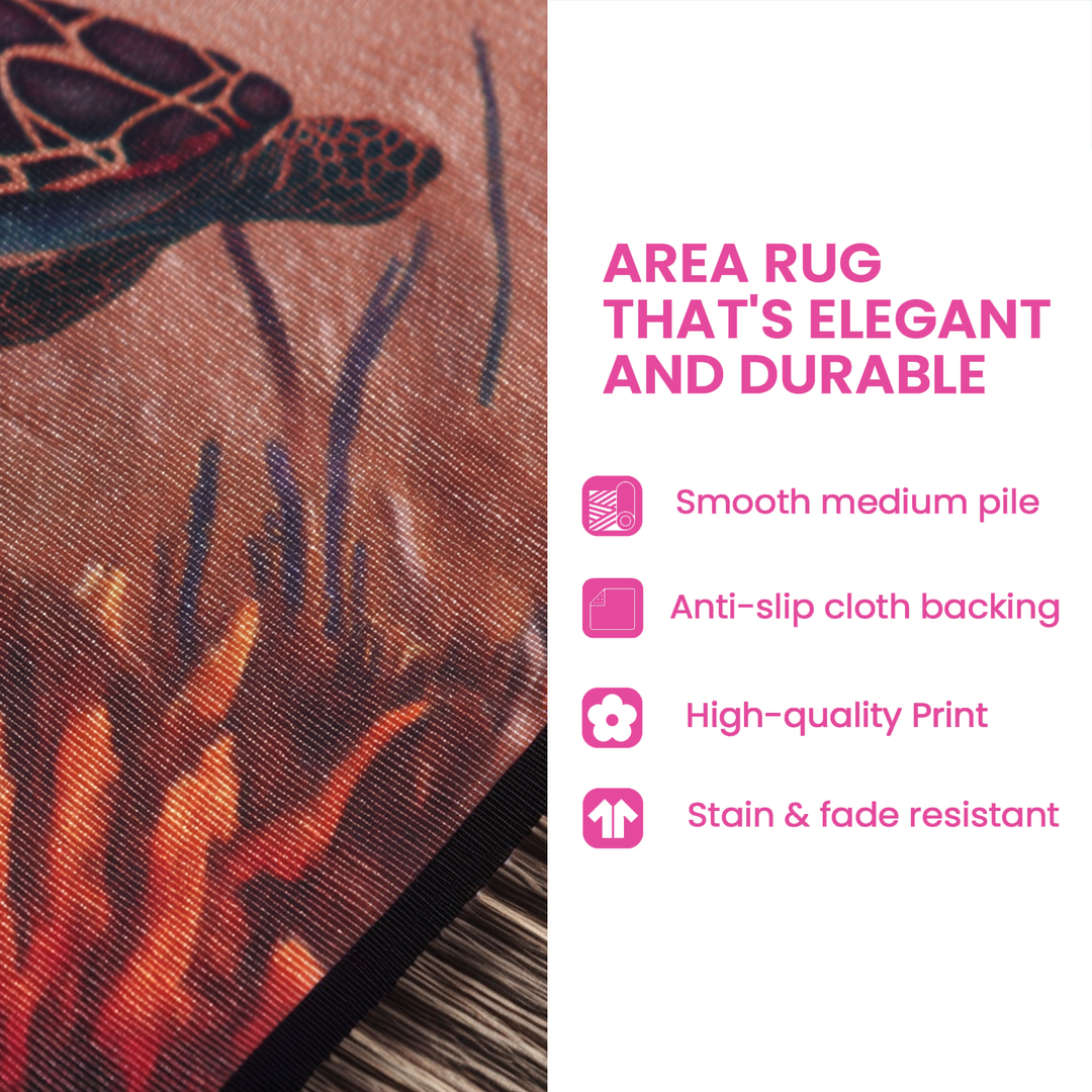 Turtle Path Area Rug - Model NCU0DK10130