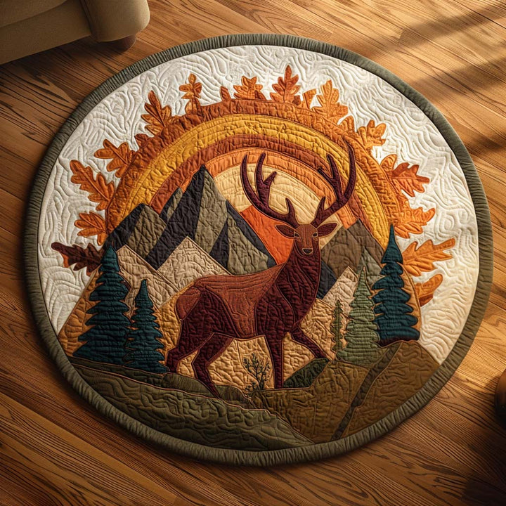 Autumn Majesty Round Quilted Mat - NCU0NNT1959