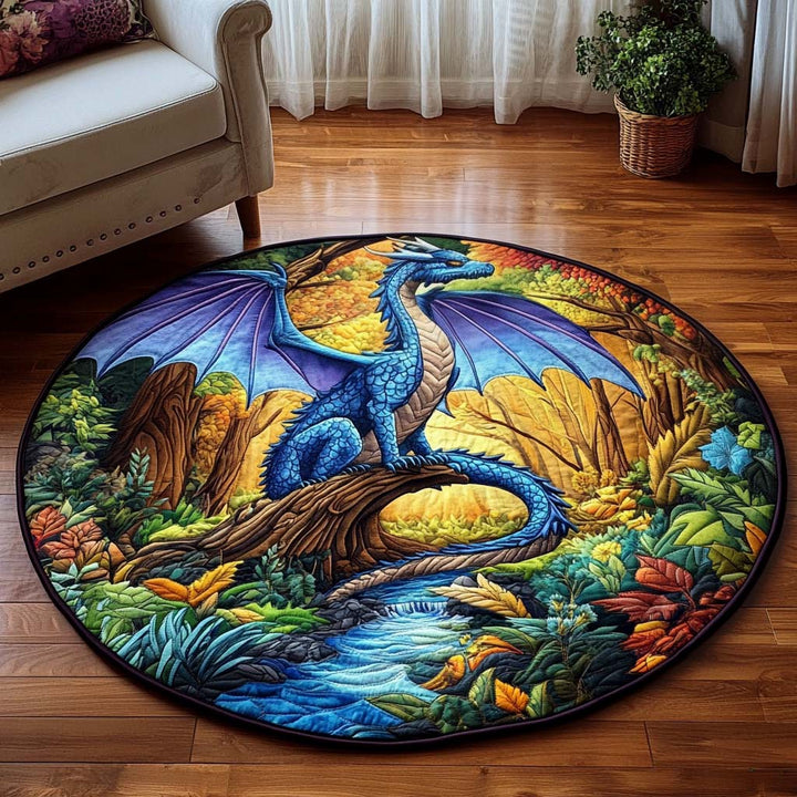 Autumn Sovereign Quilted Round Mat - Model NCU0NT1312