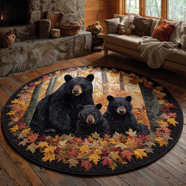 Autumn Trails Quilted Round Mat NCU0DV1044