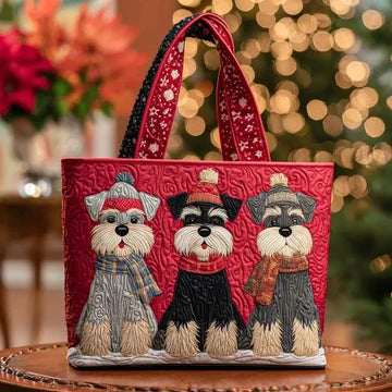Schnauzer Trio Women's Bag – Available in Two Sizes