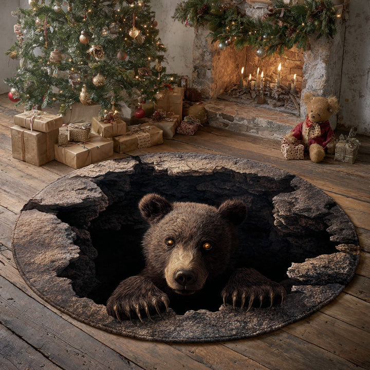 Surprise Bear Den Round Carpet - NCU0HH824