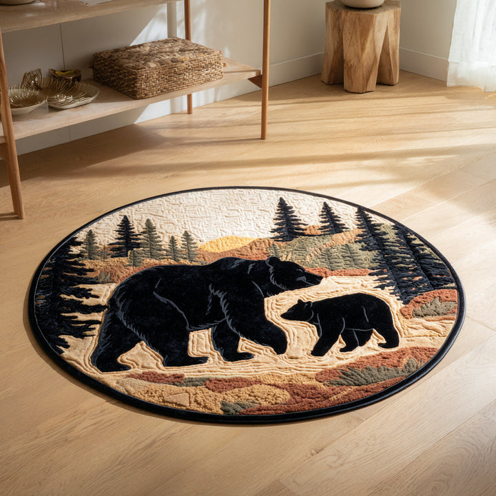 Round Carpet - Bear Mountain Trail Design NCU0HH826