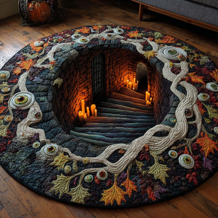 Beyond the Watchers Quilted Round Mat - Model NCU0PTT3221