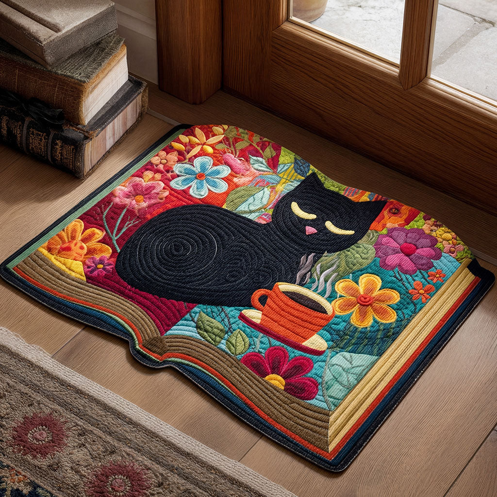 Personalized Cat-Shaped Doormat NCU0QN090