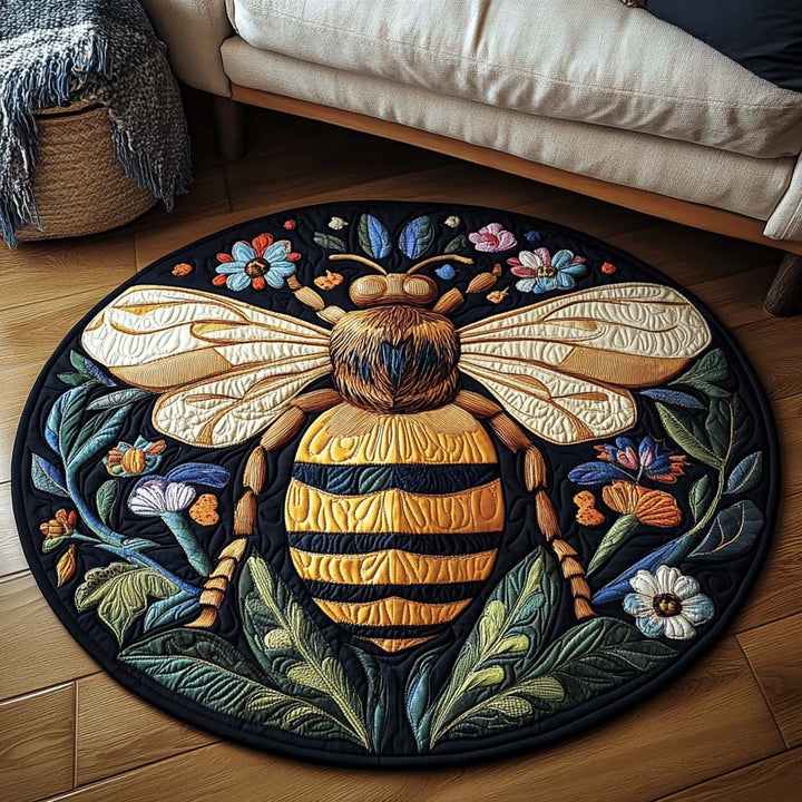 Blossom Keeper Round Quilted Mat - NCU0NT1250