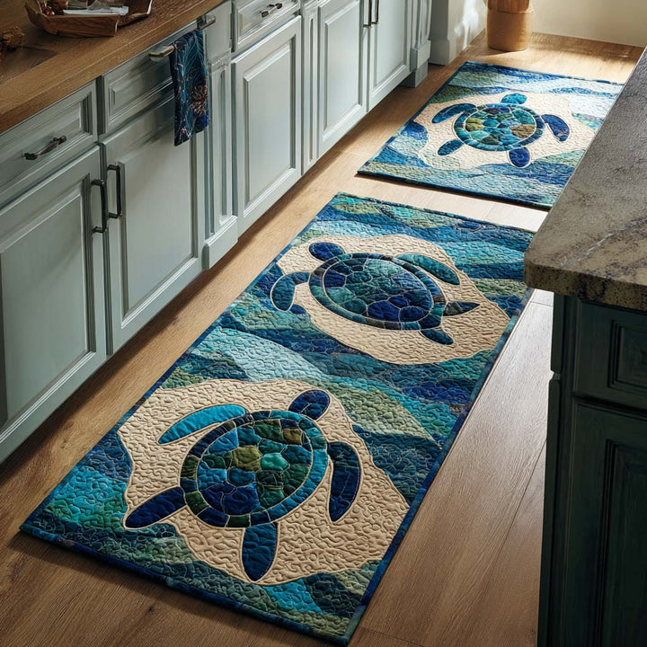 Non-Slip Kitchen Mat – Elegant Shell Design NCU0NT11122
