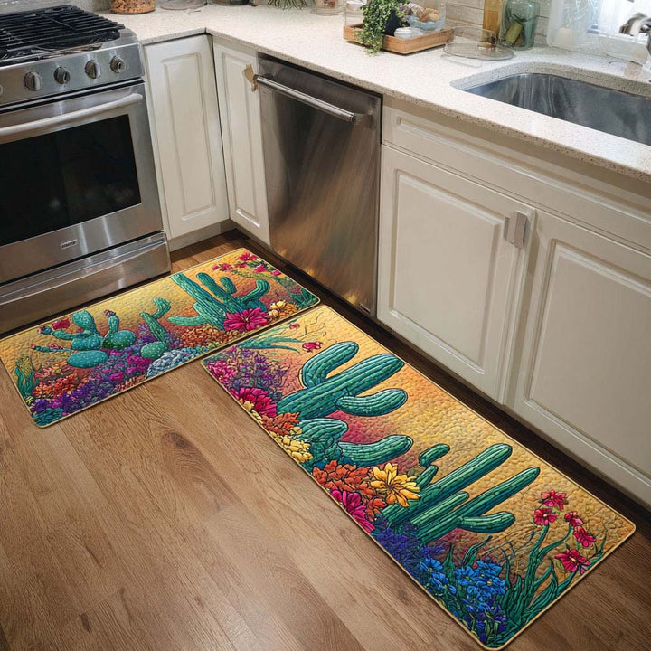Cactus Sunset Kitchen Area Rug - Model NCU0DK10925