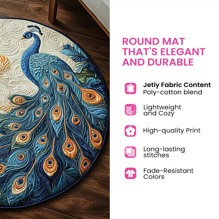 Dawn Labrador Dream Quilted Round Mat - NCU0HNH1192