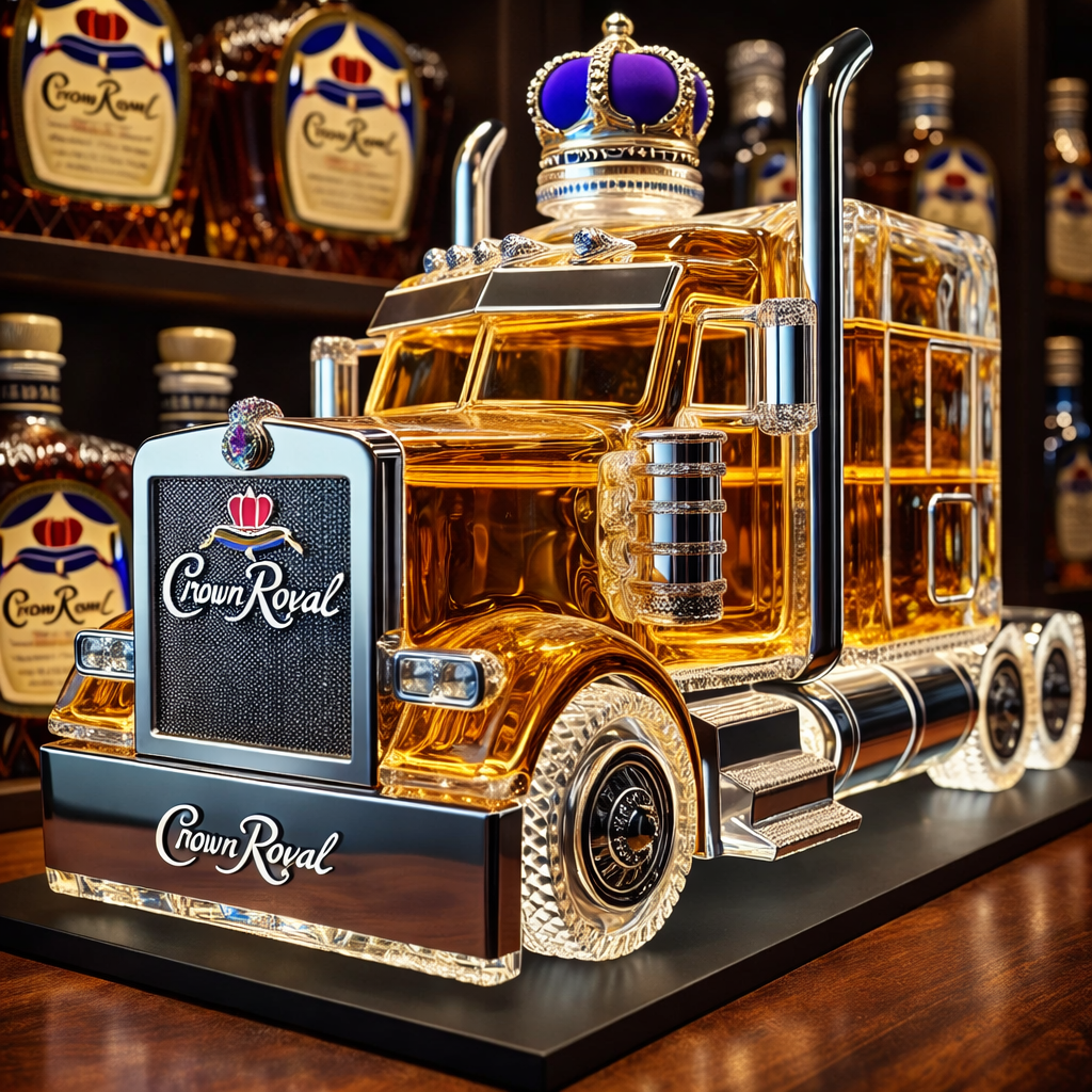 Whisky Bottle - Truck Trailer