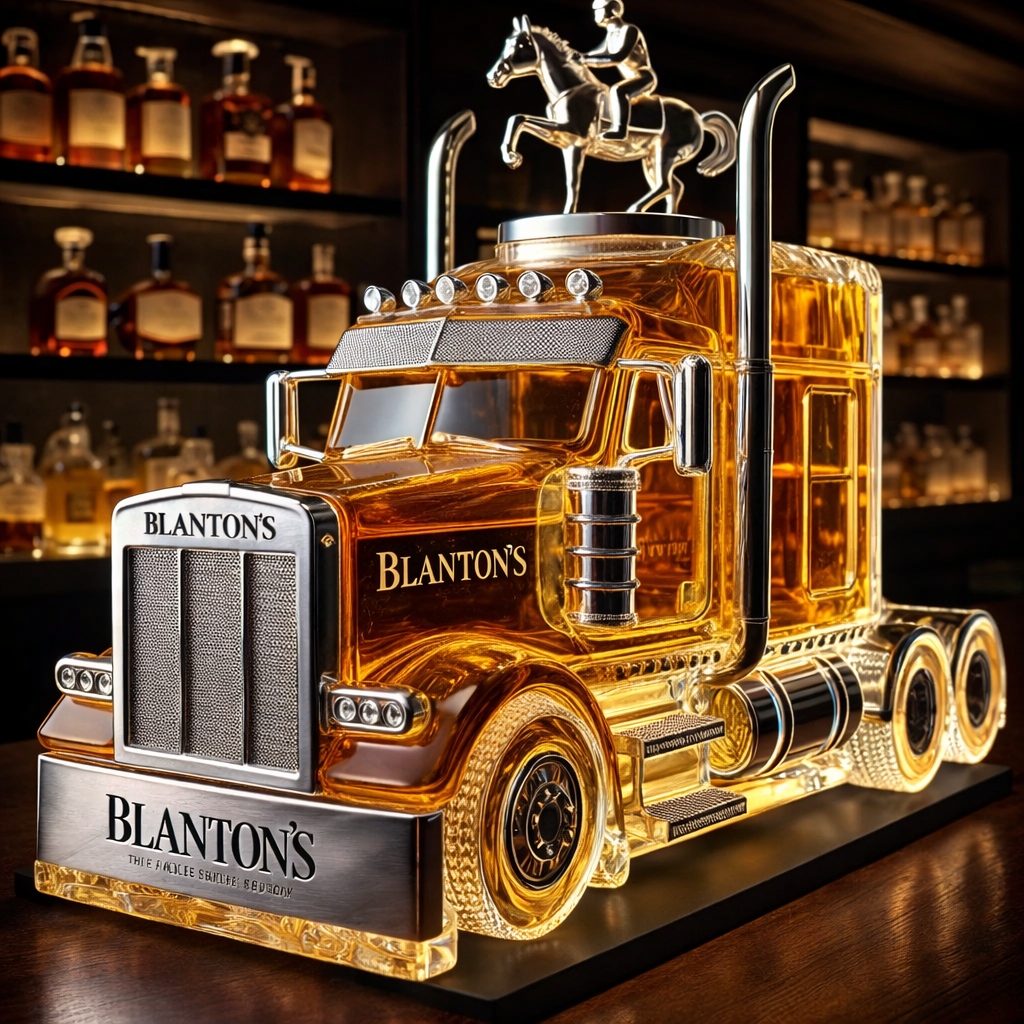 Whisky Bottle - Truck Trailer
