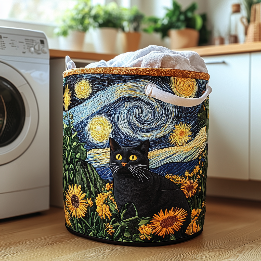 Clever Cat | Artisan-Made Laundry Basket