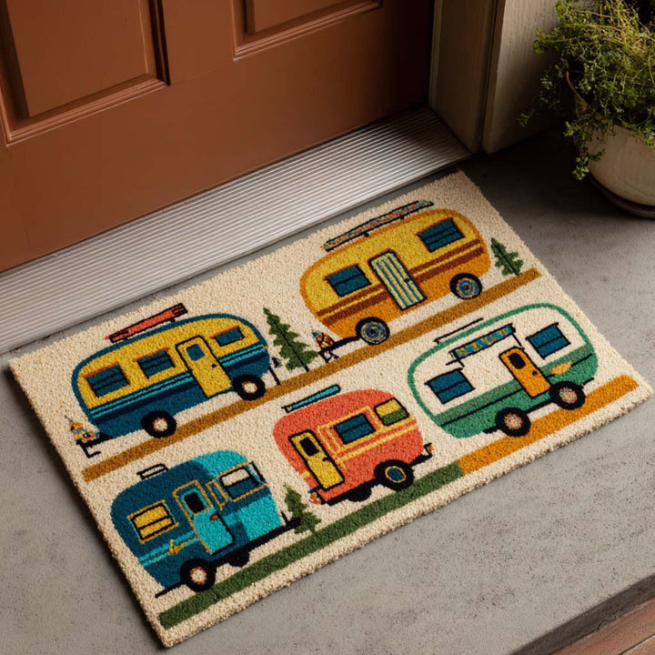 Vibrant Camper-Themed Doormat NCU0NT10324