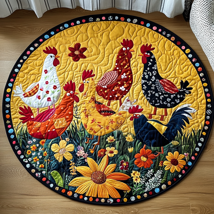 Cozy Coop Round Quilted Mat - Model NCU0TL1429