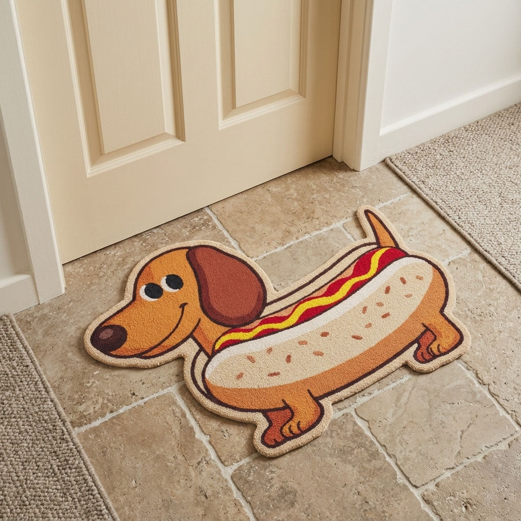 Custom Shaped Dachshund Doormat - NCU0DDK2604