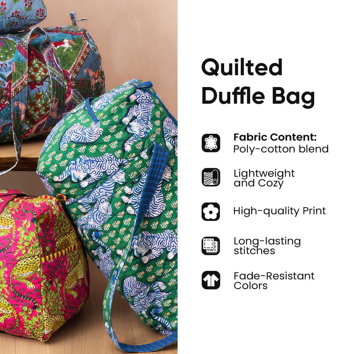 Quilted Christmas Van Duffle Bag - Model GFTOHD10238
