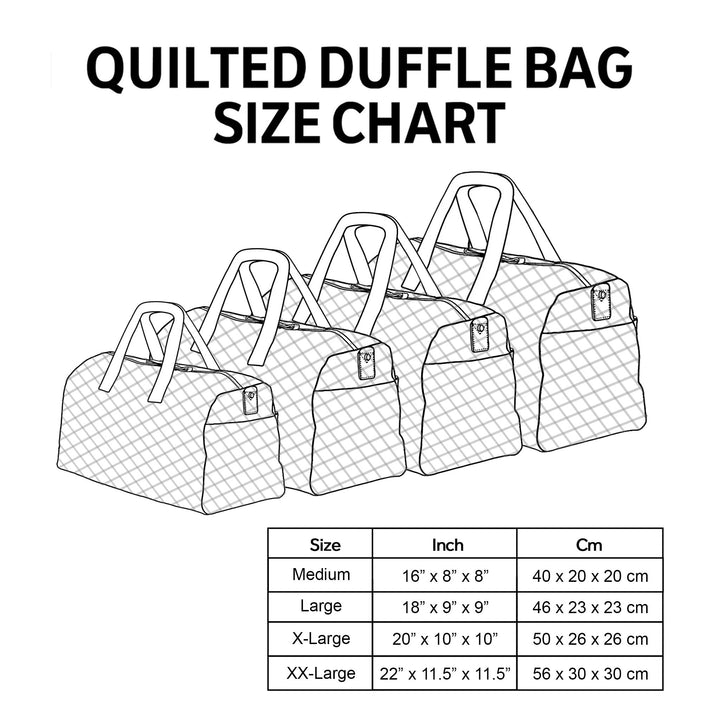 Hippie Van Quilted Duffle Bag - Model GFTOMA3268