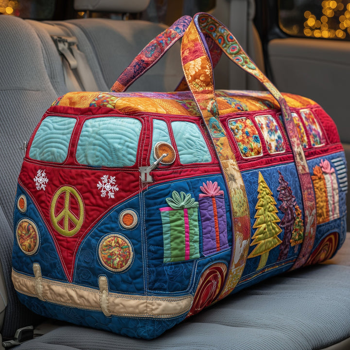 Quilted Christmas Van Duffle Bag - Model GFTOHD10240