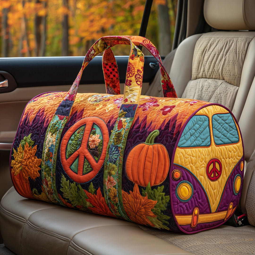 Autumn-Inspired Quilted Duffle Bag - Model GFTOHD9761