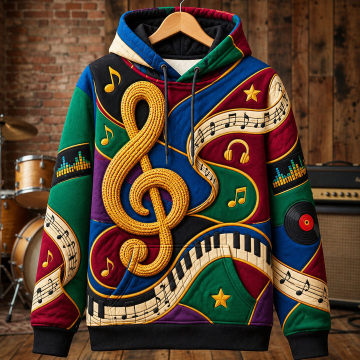Golden Treble Melody Hoodie