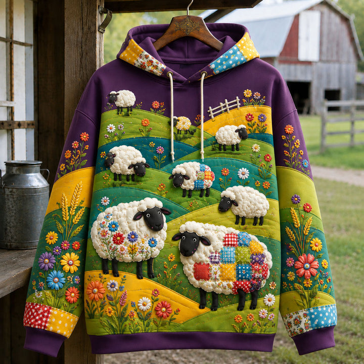 Colorful Sheep Hills Hoodie
