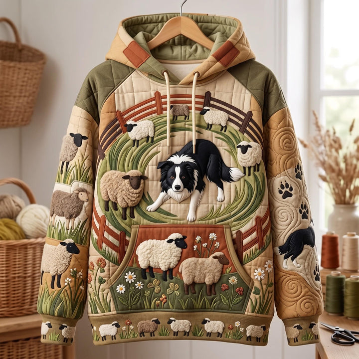 Farm Border Collie Hoodie