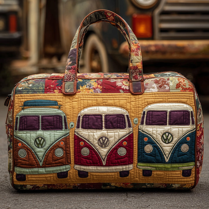 Retro Camper Quilted Duffle Bag - Model GFTOMA3998