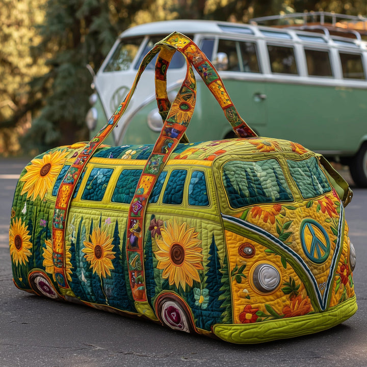 Bohemian Sunflower Quilted Duffle Bag - Model GFTONL5857