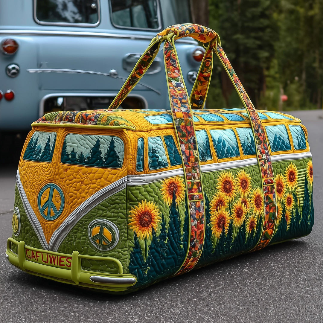 Bohemian Sunflower Quilted Duffle Bag - Model GFTONL5865