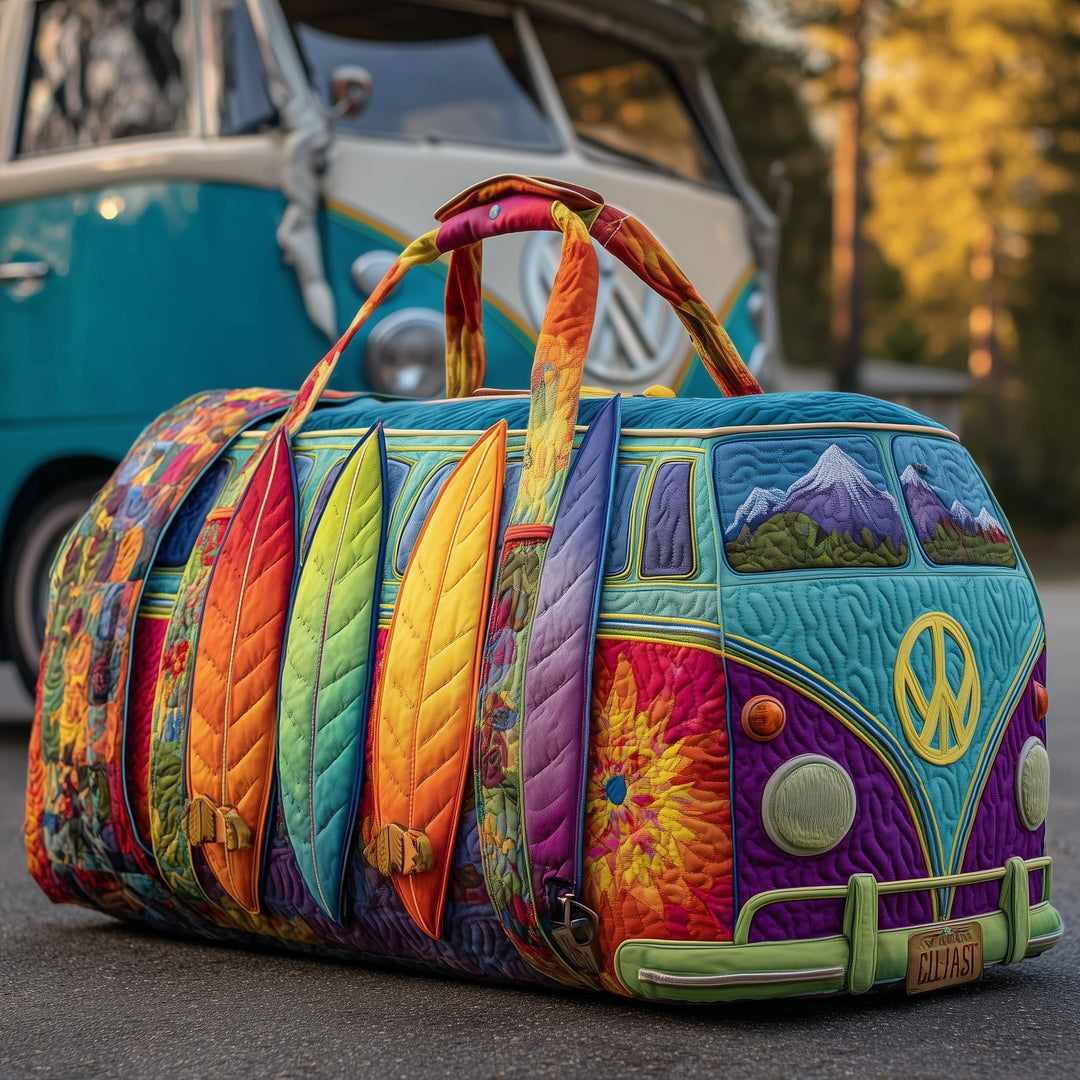 Hippie Van Quilted Duffle Bag - Model GFTONL5869