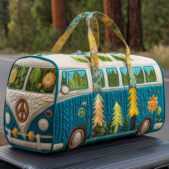 Quilted Duffle Bag - Peace Van Design (Model GFTONL6011)