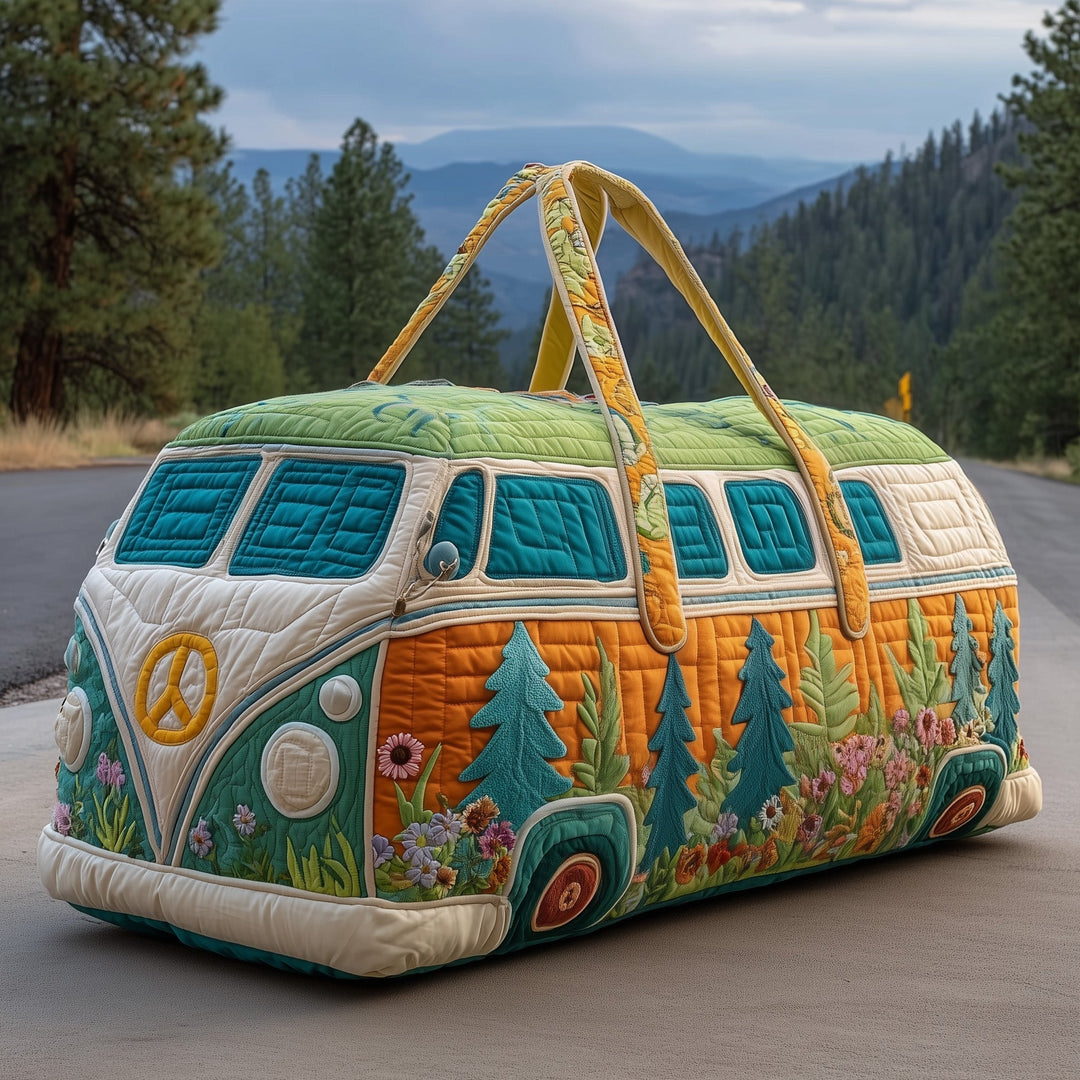Hippie Van Quilted Duffle Bag - Model GFTONL6017