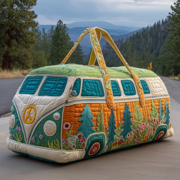 Hippie Van Quilted Duffle Bag - Model GFTONL6017