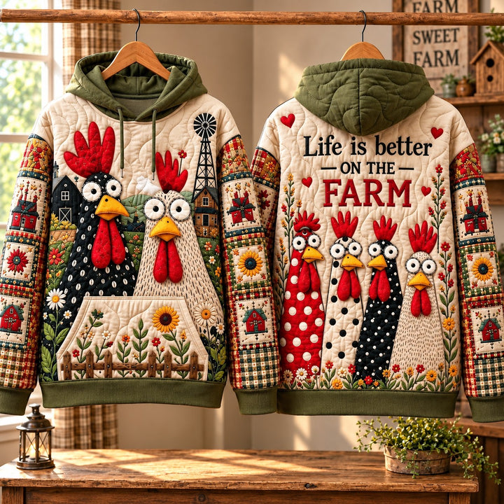 Country Chicken Farm Hoodie