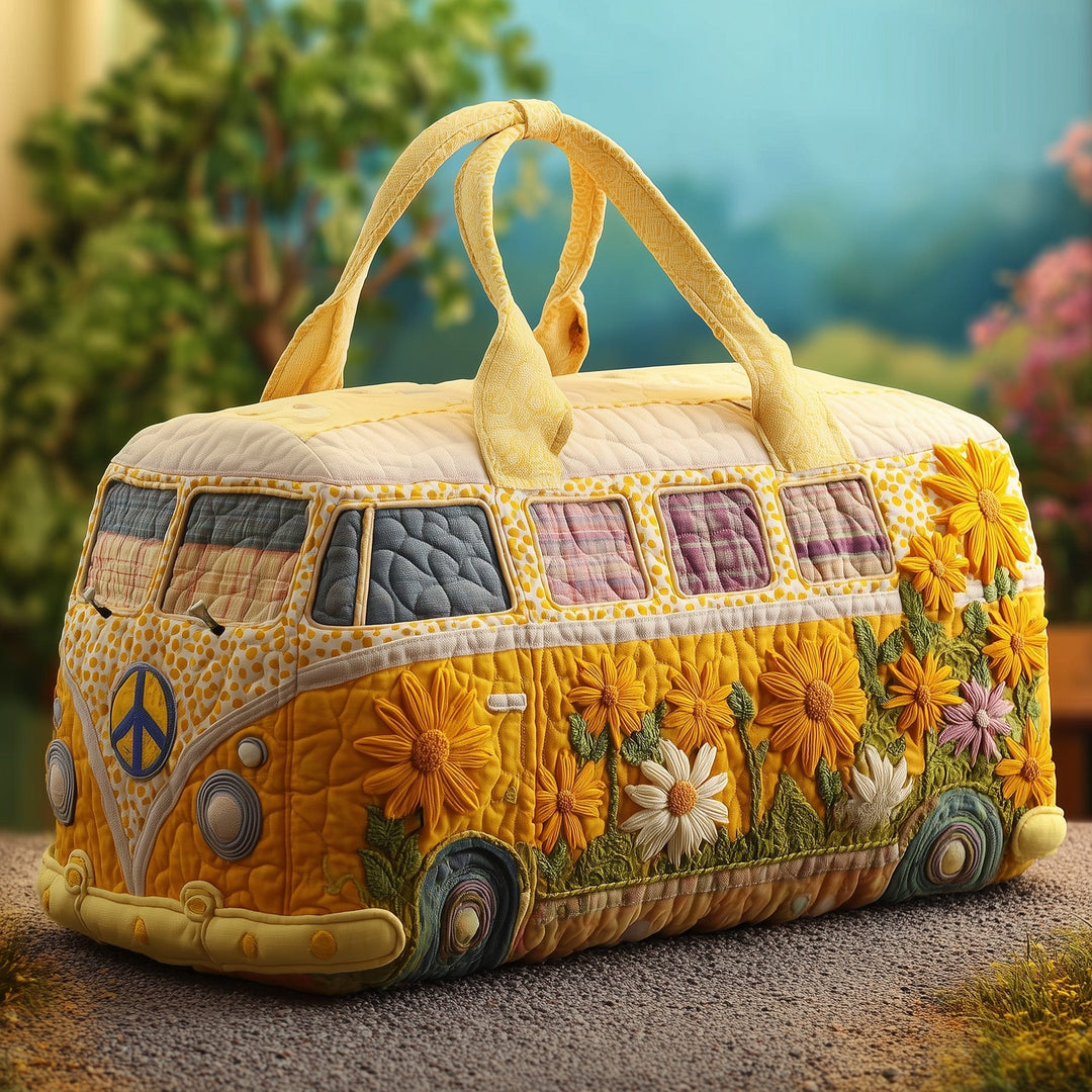 Hippie Van Quilted Travel Duffle Bag - GFTONT3450
