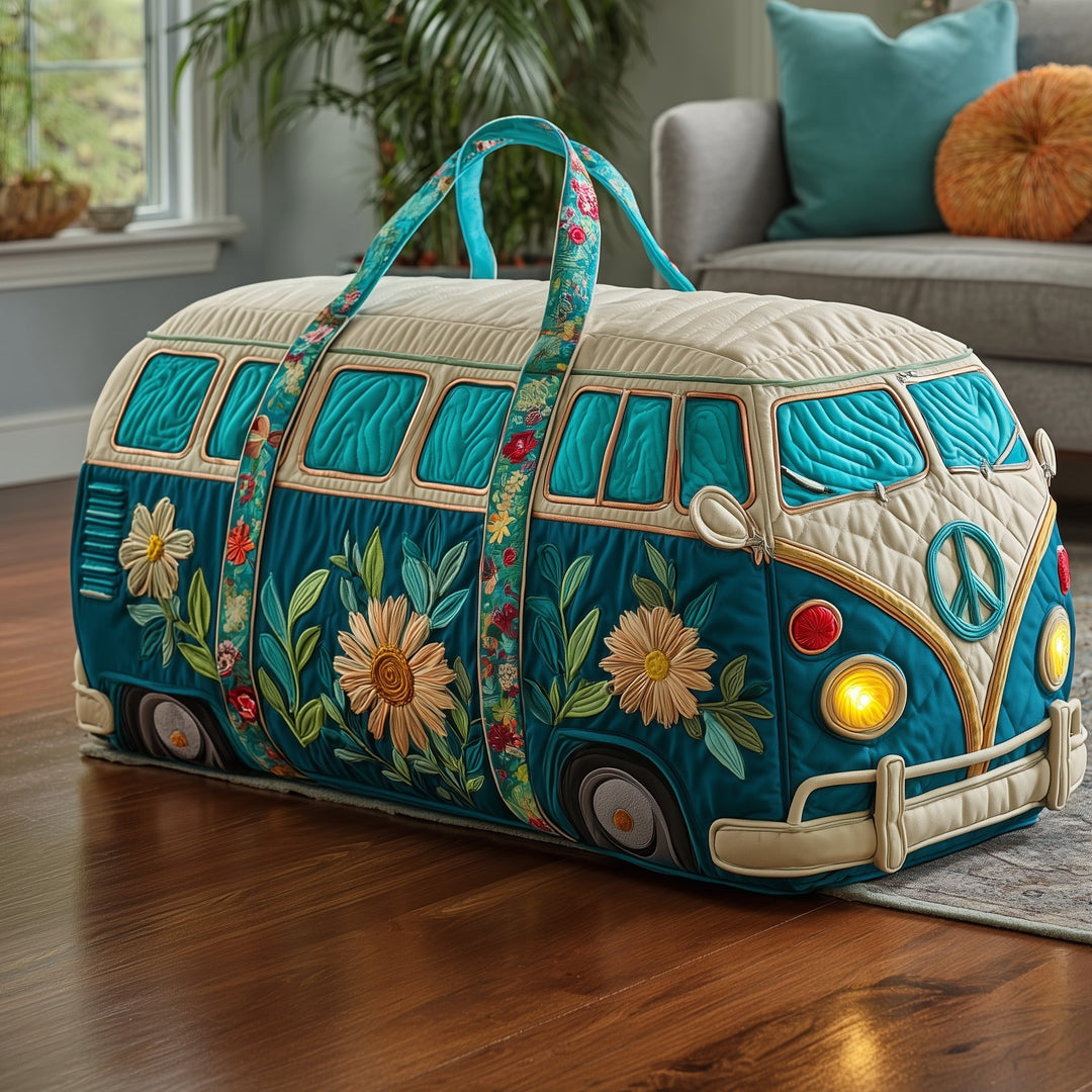 Hippie Van Quilted Travel Duffle Bag - GFTONT3520