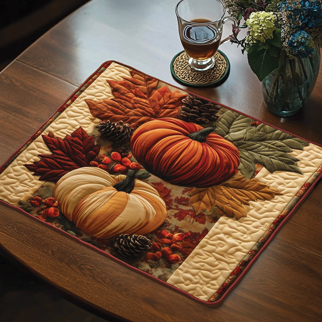Pumpkin Harvest Quilted Placemat GFTONT3922