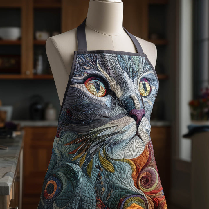 Rustic Catitude Quilted Apron GFTONT5017