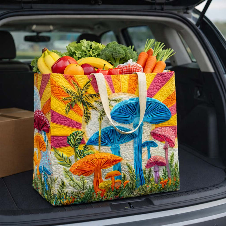 Tropical Mushroom Quilted Shopping Bag GFTOQM2600