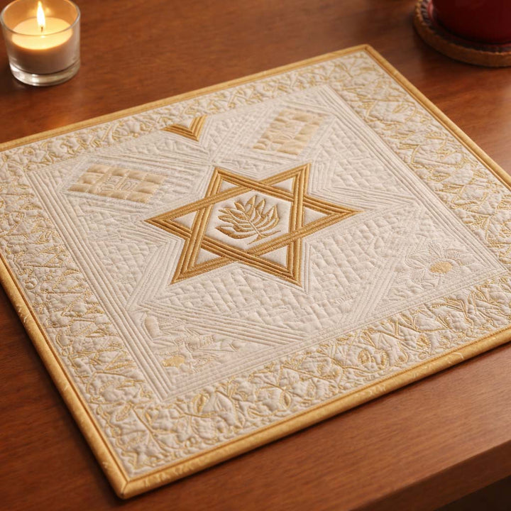 Star of David Quilted Place Mat GFTOTG2990